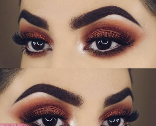 عکس عروس چشم رنگی