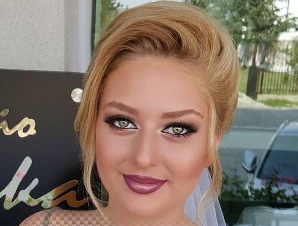 عکس عروس چشم رنگی