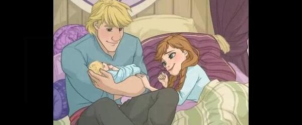 عکس بارداری السا و آنا