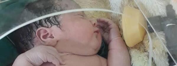 عکس نوزاد رها شده