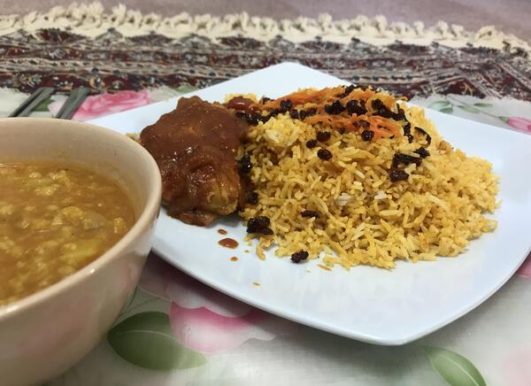عکس غذا شام