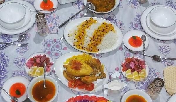 عکس غذا شام
