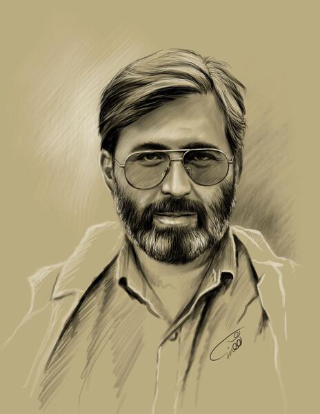 عکس آوینی قبل از انقلاب