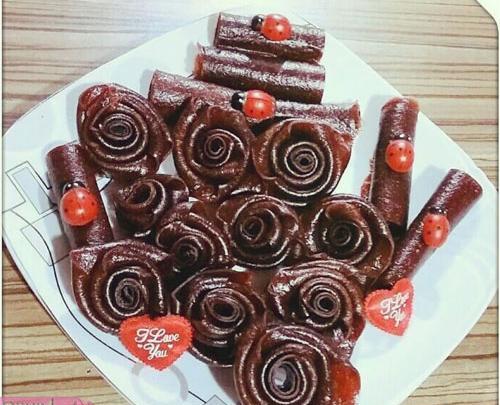 عکس لواشک لوله ای