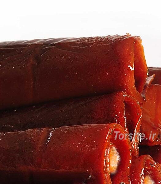 عکس لواشک لوله ای