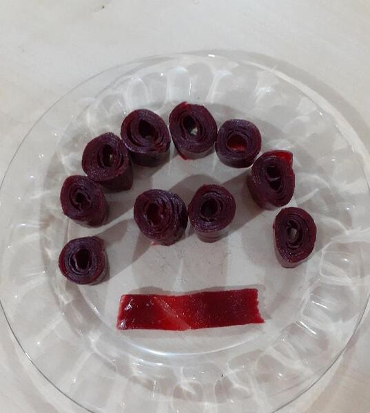 عکس لواشک لوله ای