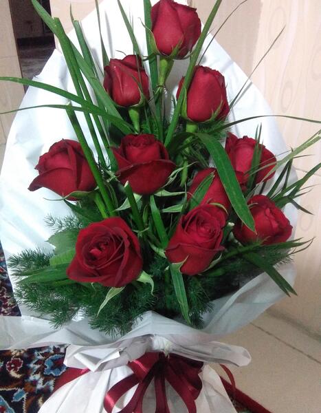 عکس دسته گل خواستگاری در خانه