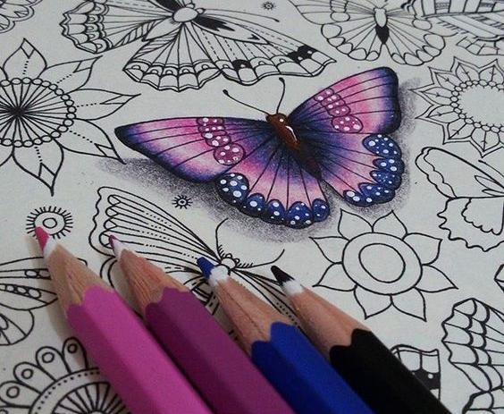 عکس ایده های جالب برای نقاشی با مداد رنگی
