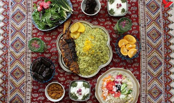 عکس غذا شب