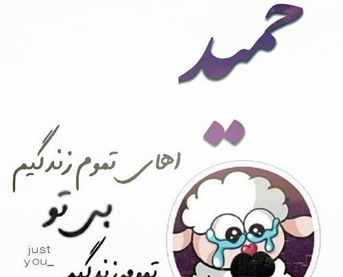 عکس نوشته اسم حمید و فاطمه