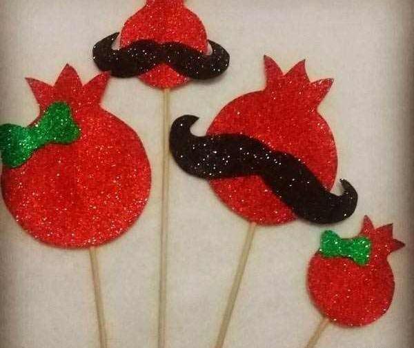 عکس ایده برای شب یلدا با نمد