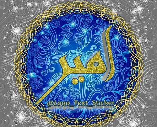 عکس استیکر امیر