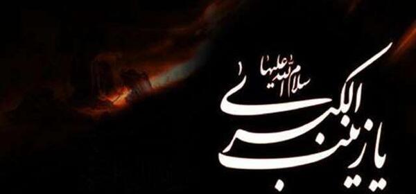 عکس نوشته یا زینب مدد