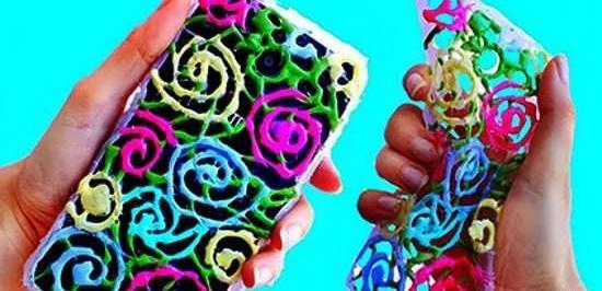 عکس ایده قاب گوشی با چسب حرارتی
