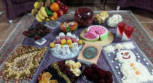 عکس ایده برای تزیینات شب یلدا
