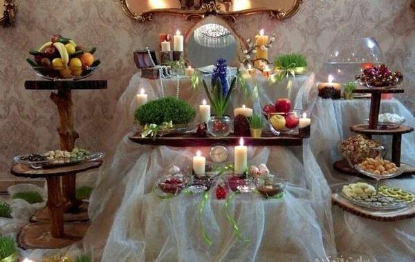 عکس ایده برای سفره هفت سین سال ۹۹