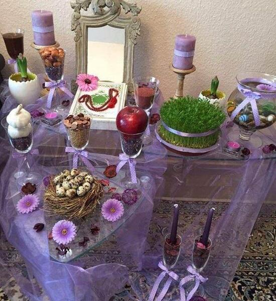 عکس ایده برای سفره هفت سین سال ۹۹