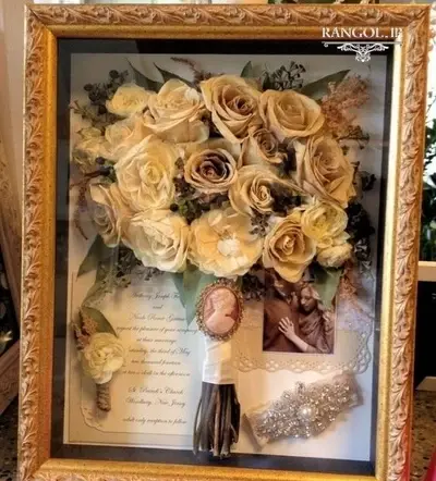 عکس ایده برای نگه داشتن گل خشک