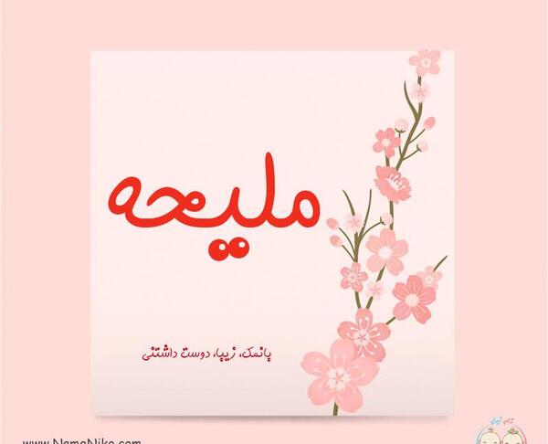 عکس نوشته از ملیحه