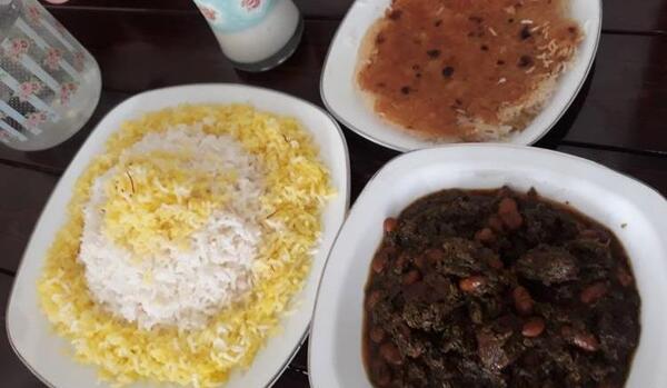 عکس قورمه سبزی ساده