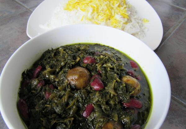 عکس قورمه سبزی ساده