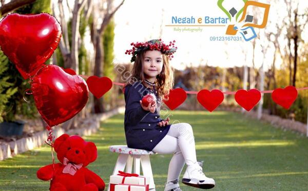 عکس تولد دخترانه فضای باز