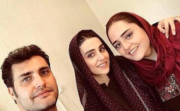 عکس با حجاب لاله مرزبان