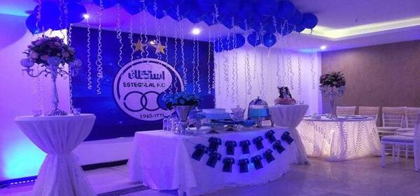 عکس کیک تولد پسرانه فوتبالی استقلال