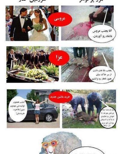 عکس خنده دار خاک بر سری