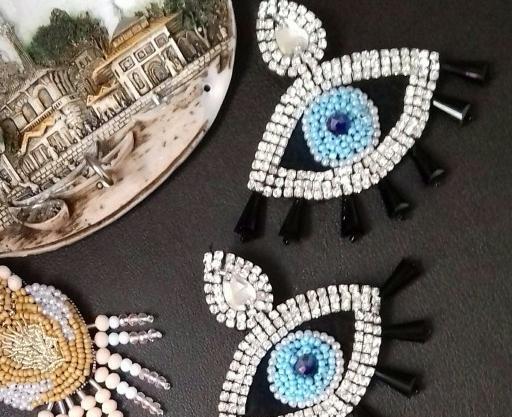 عکس گوشواره چشم نظر