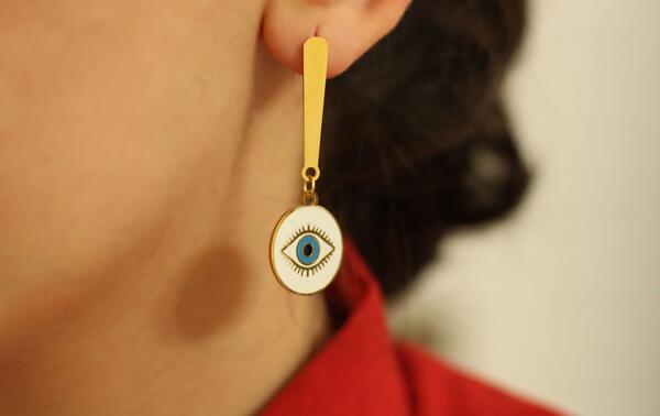 عکس گوشواره چشم نظر