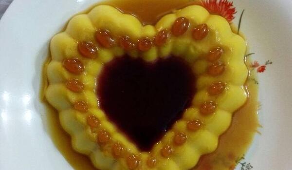 عکس ژله کرم کارامل