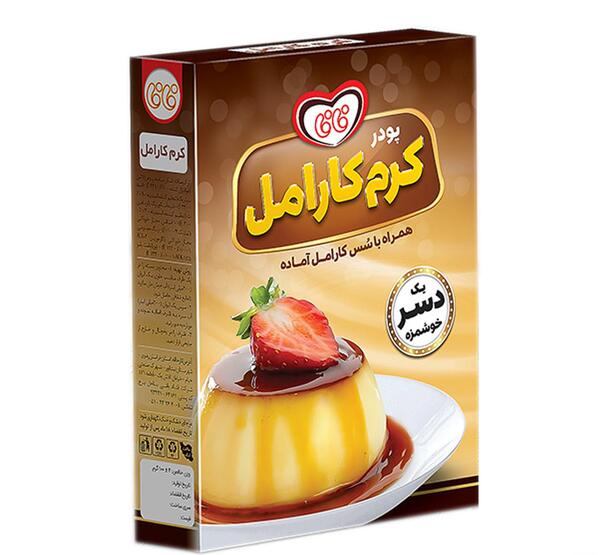 عکس ژله کرم کارامل
