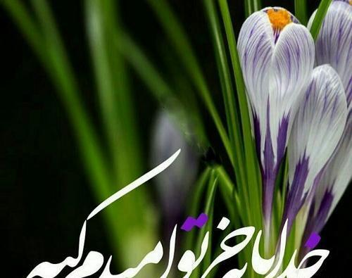 عکس نوشته خدایا تنها امیدم تویی