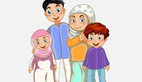 عکس خانوادگی انیمیشنی