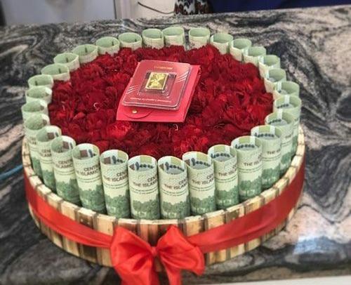 عکس ایده برای کادو تولد پول