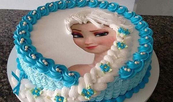 عکس کیک تولد دخترانه کارتونی