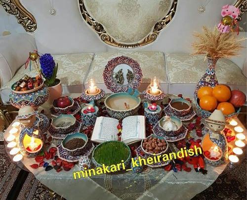 عکس سفره ی سال نو