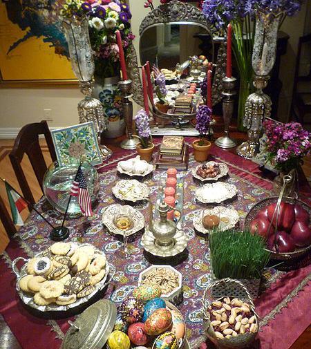 عکس سفره ی سال نو