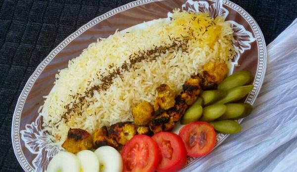 عکس چلو کباب و جوجه