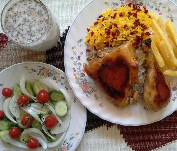 عکس غذا واقعی