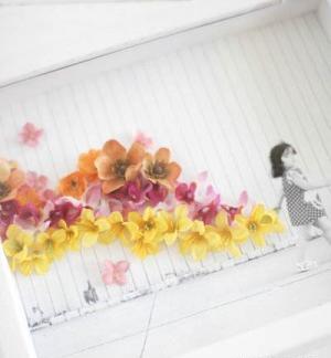 عکس ایده برای تزیین گلهای خشک