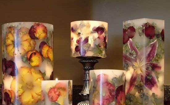 عکس ایده برای تزیین گلهای خشک