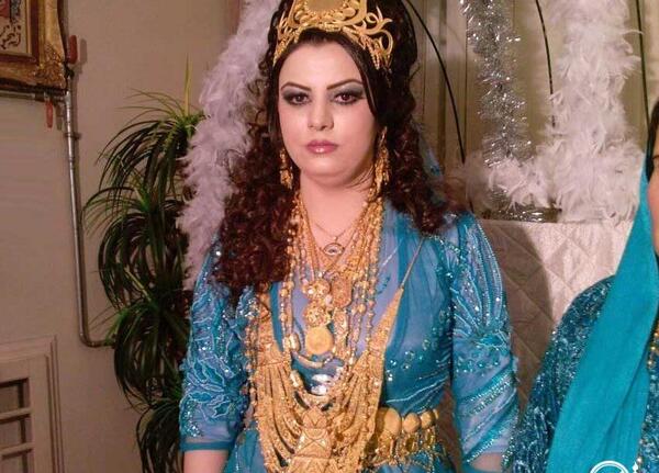 عکس عروس پر از طلا