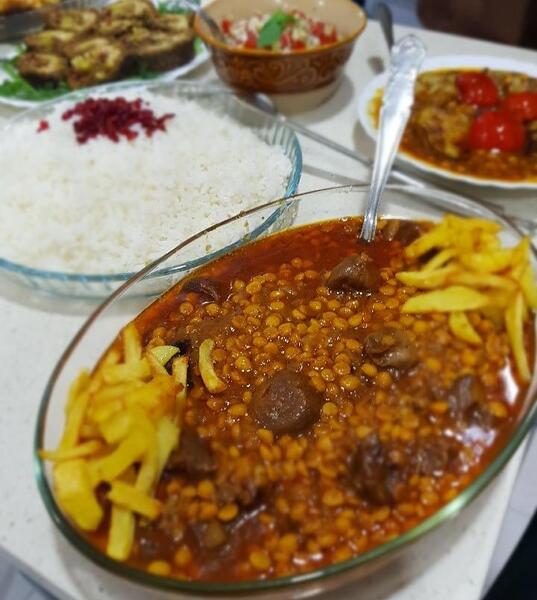 عکس خورش لپه