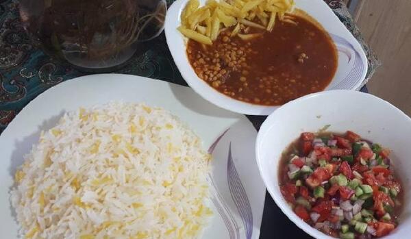 عکس خورش لپه