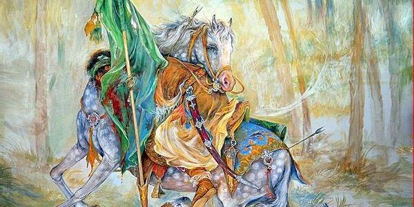 عکس ضامن آهو استاد فرشچیان