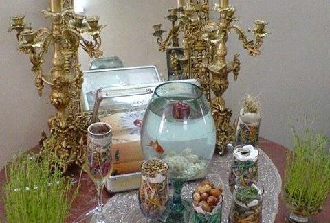 عکس ایده هفت سین با لیوان