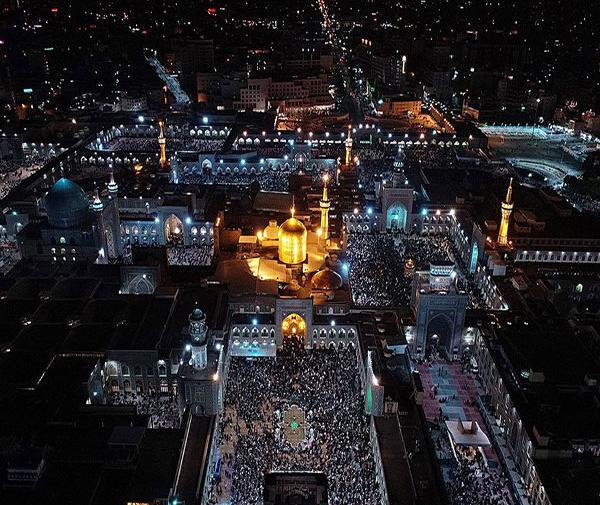 عکس حرم امام رضا از دور