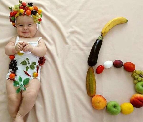 عکس ایده جدید برای ماهگرد نوزاد